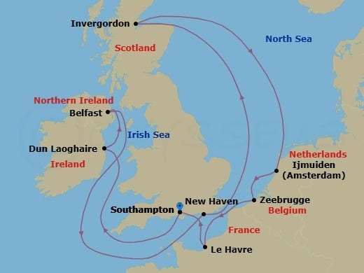 Cruise Map