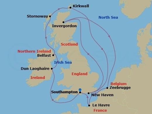 Cruise Map