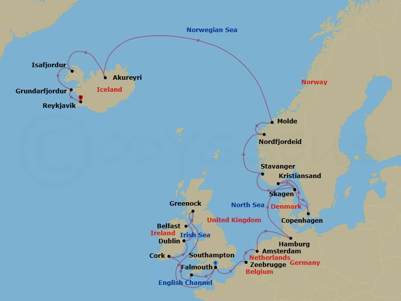 Cruise Map