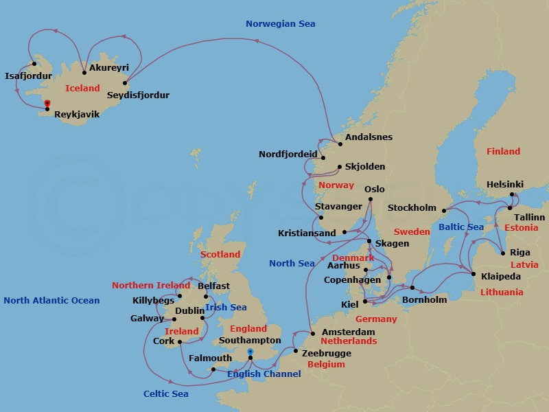 Cruise Map