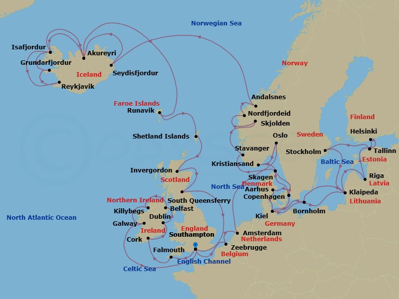 Cruise Map