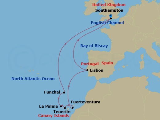 Cruise Map