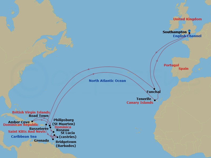 Cruise Map