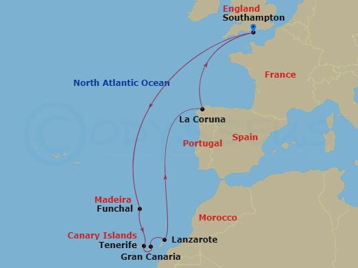 Cruise Map