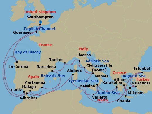 Cruise Map