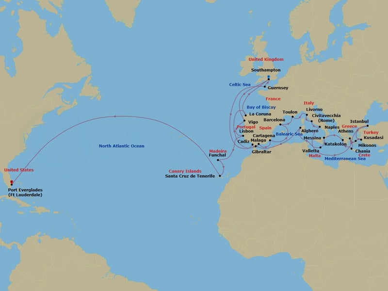 Cruise Map