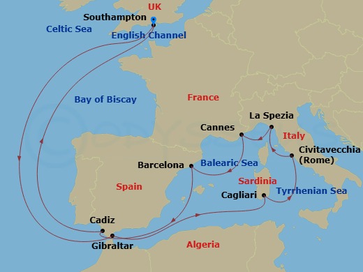 Cruise Map