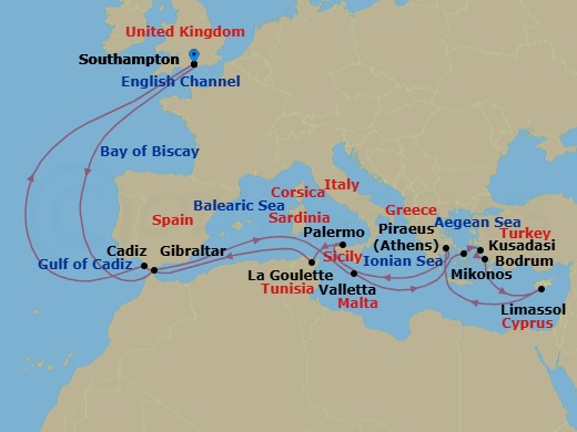 Cruise Map
