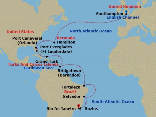 Cruise Map