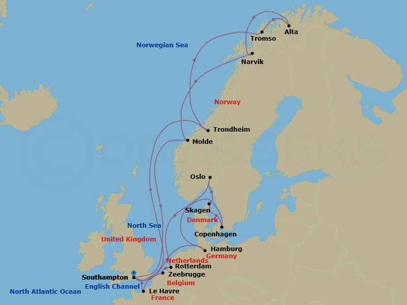 Cruise Map