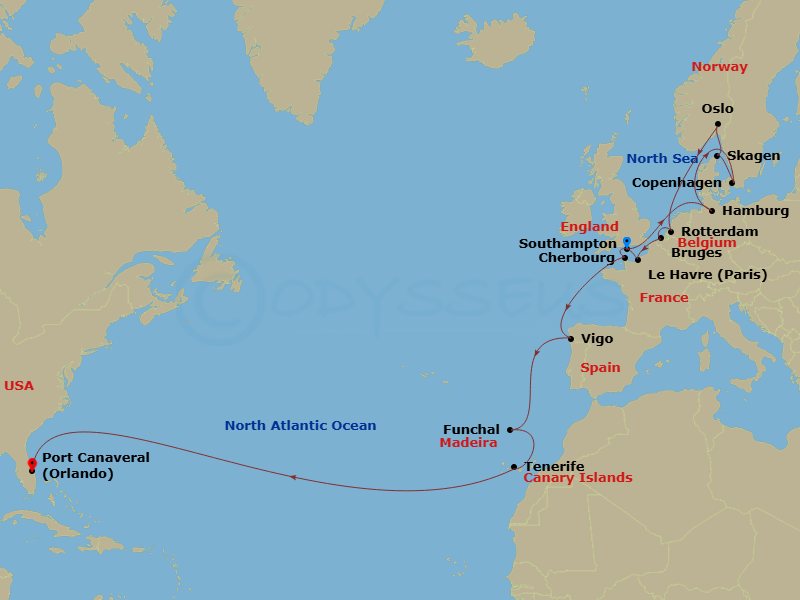 Cruise Map