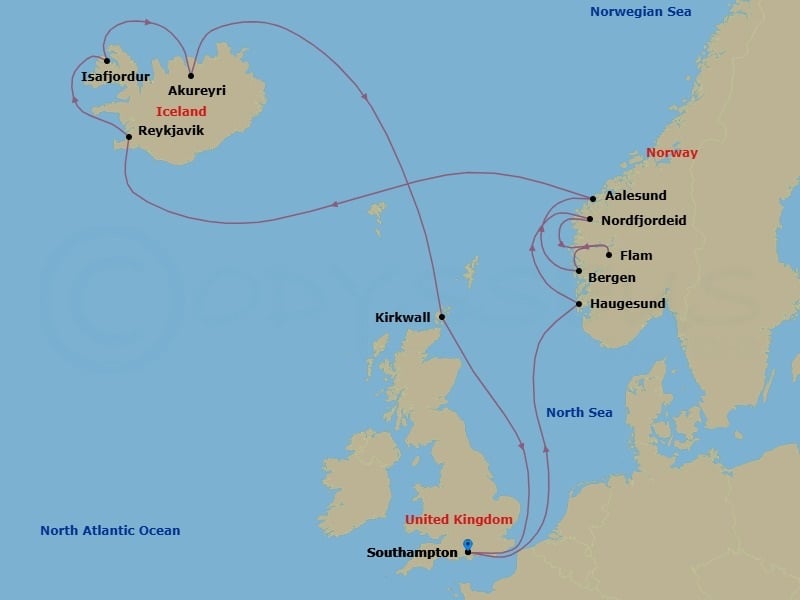 Cruise Map