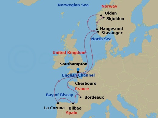 Cruise Map