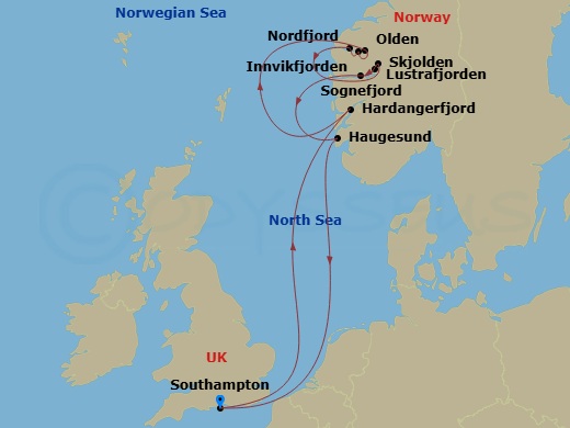 Cruise Map
