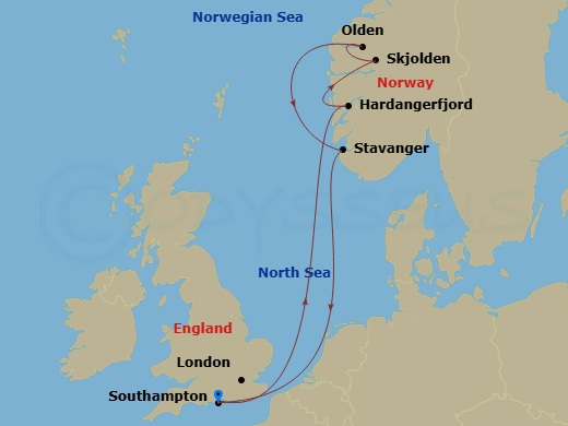 Cruise Map