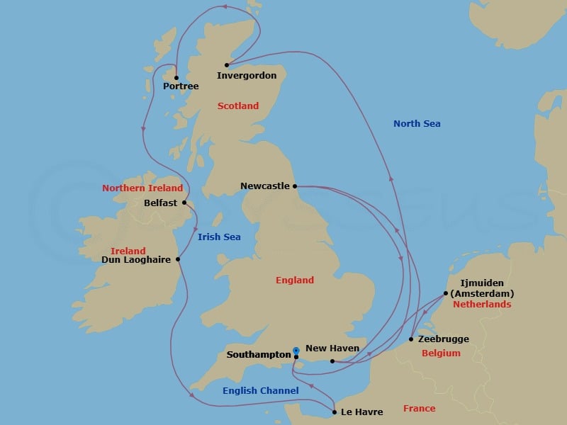 Cruise Map