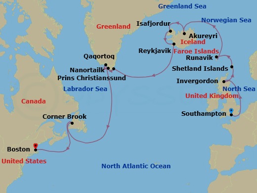 Cruise Map