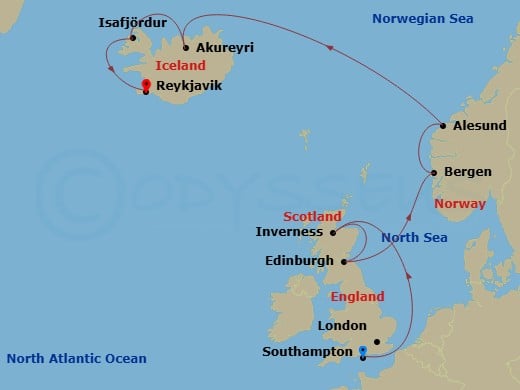 Cruise Map
