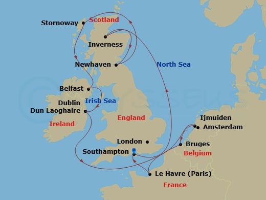 Cruise Map
