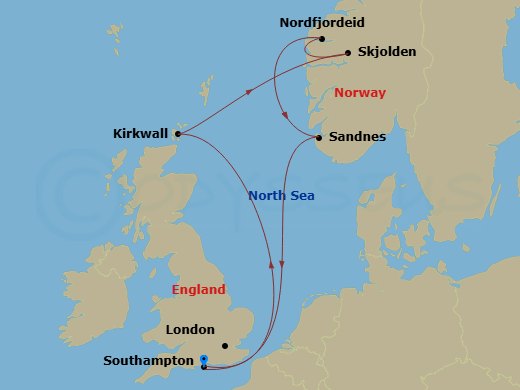 Cruise Map