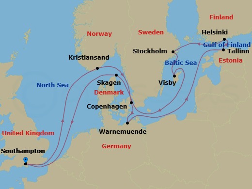 Cruise Map