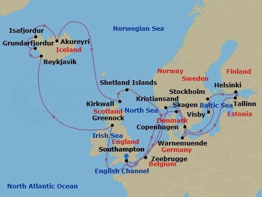 Cruise Map