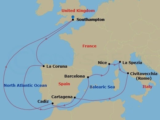 Cruise Map