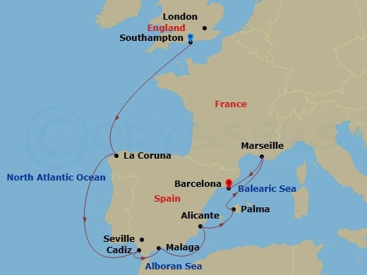Cruise Map