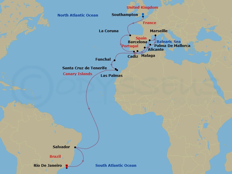 Cruise Map