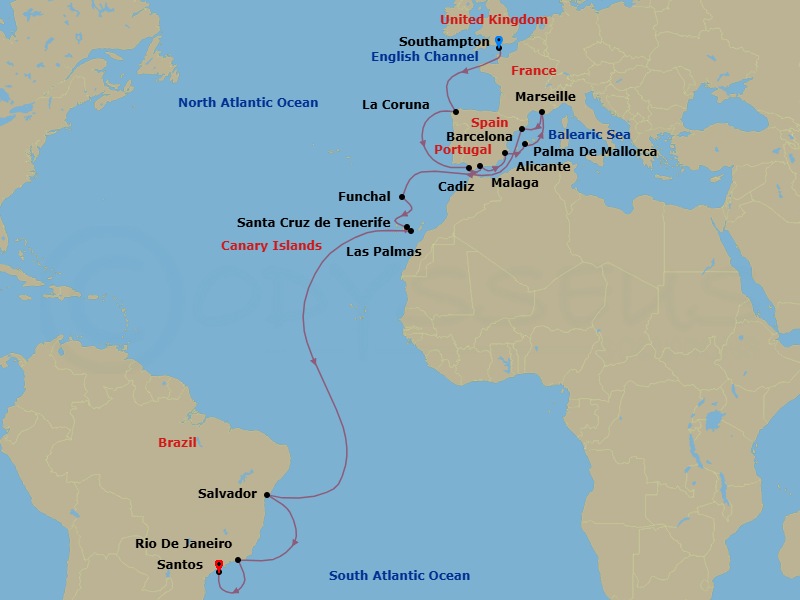 Cruise Map