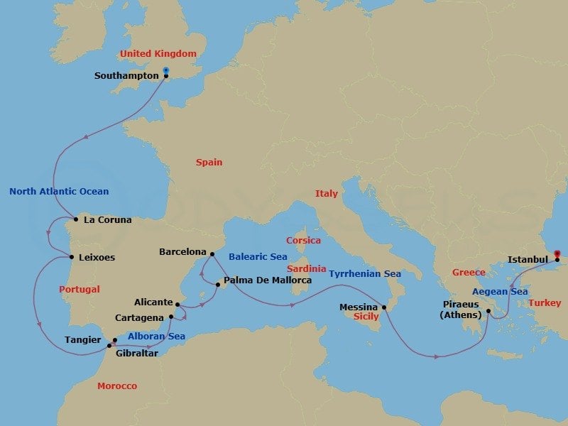 Cruise Map