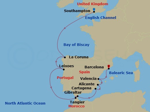 Cruise Map