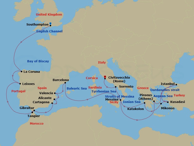 Cruise Map
