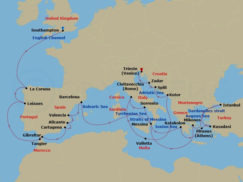 Cruise Map