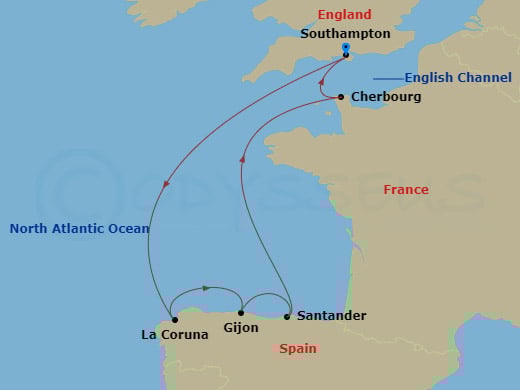 Cruise Map