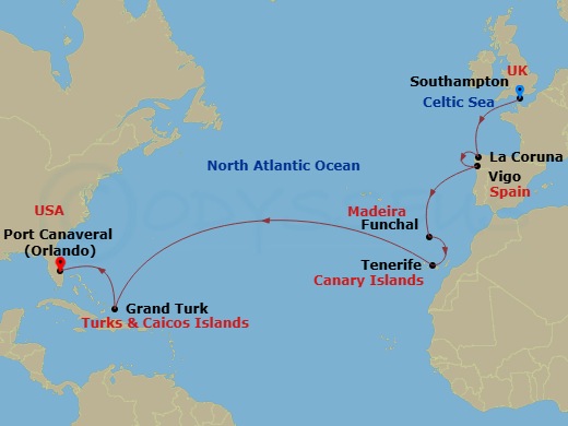 Cruise Map