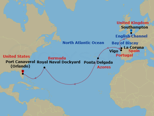 Cruise Map
