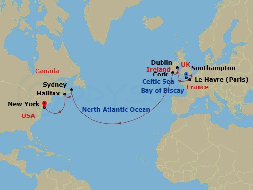 Cruise Map