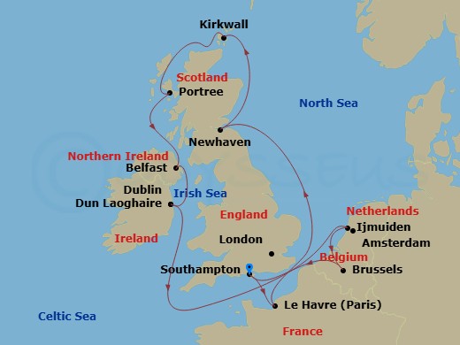 Cruise Map
