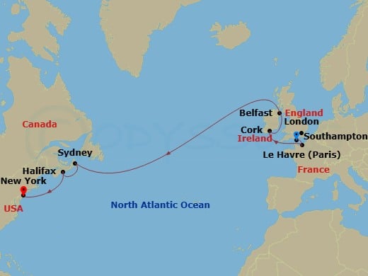 Cruise Map