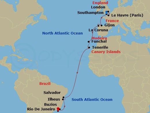 Cruise Map
