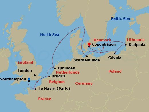 Cruise Map