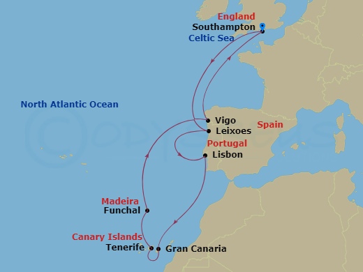 Cruise Map