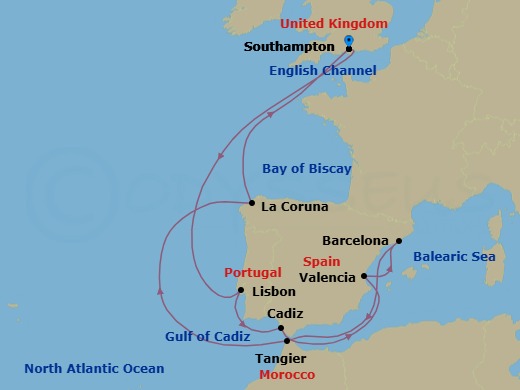 Cruise Map