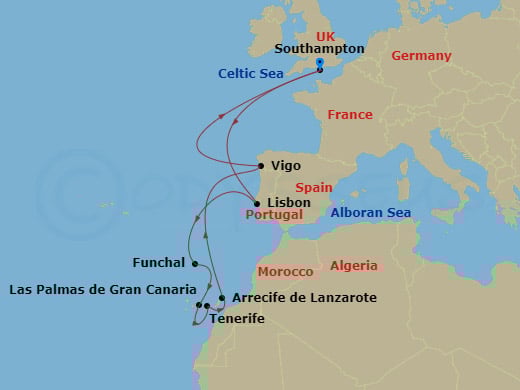 Cruise Map
