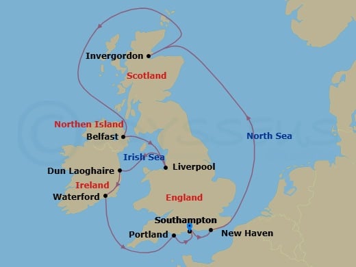 Cruise Map