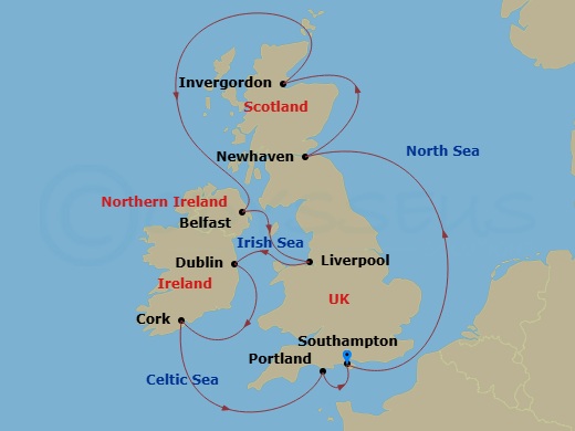 Cruise Map