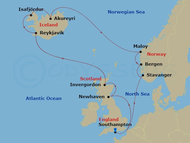 Cruise Map