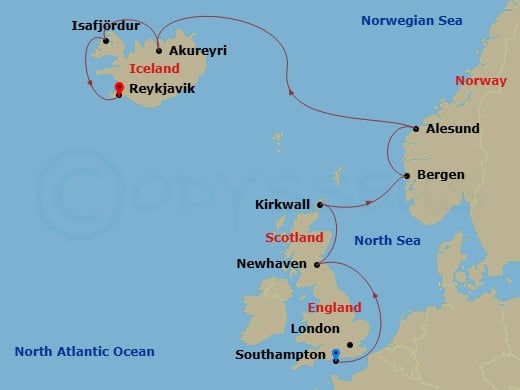 Cruise Map