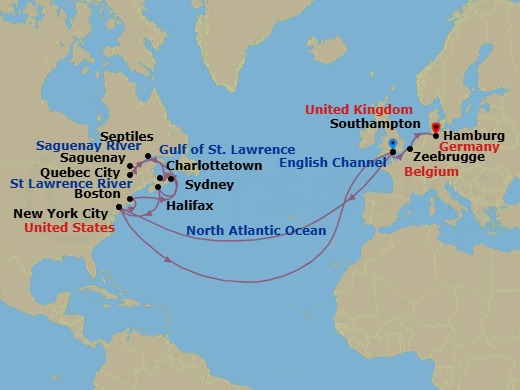 Cruise Map